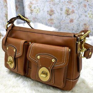 Coach Vintage Legacy 65th Anniversary Whiskey Shoulder Bag #F12868